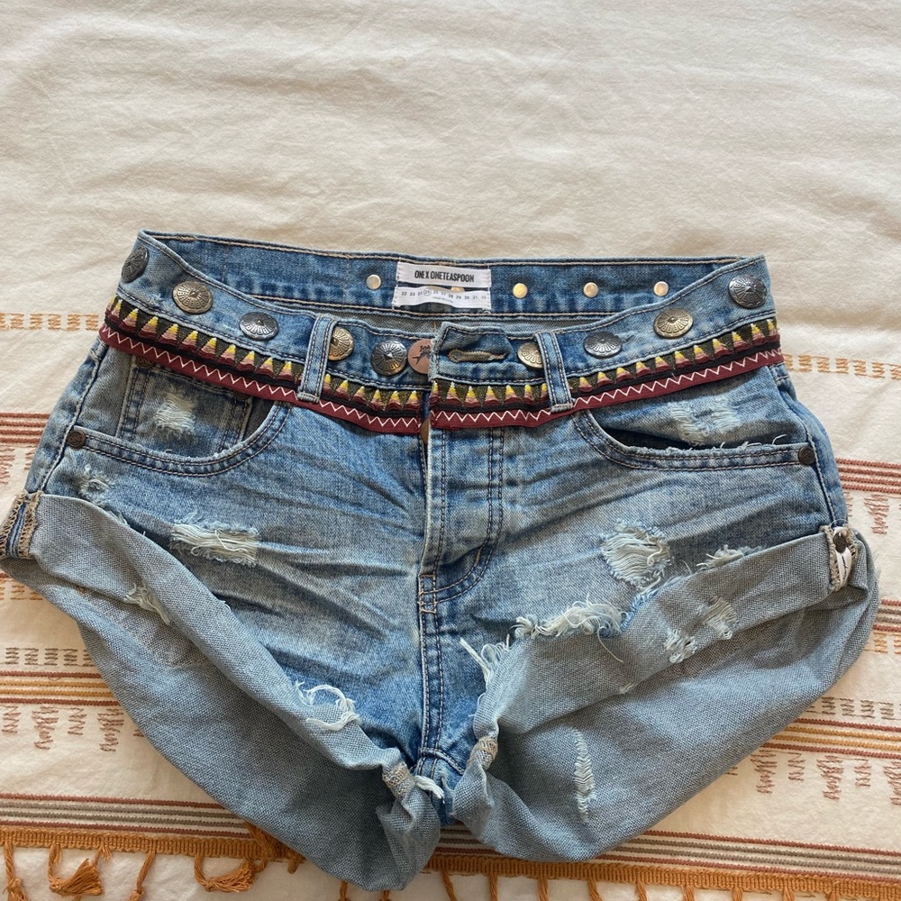 Free people Jean shorts